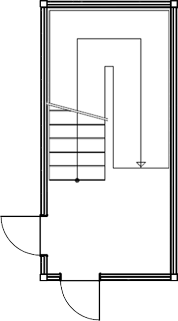 Treppenhaus EG 3m breit